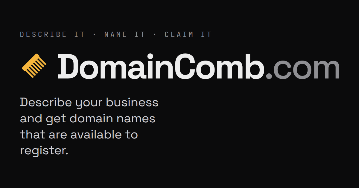 domaincomb.com image